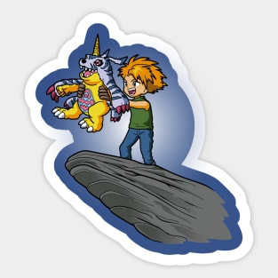 The Digi King of Friendship Sticker